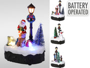kersttafereel 13cm met led 3ass design