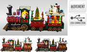 kerst trein met led en movement 18cm 2ass design