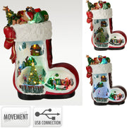 kersttafereel led 37cm 2ass design