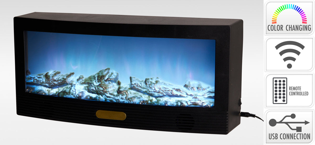 openhaard led 50x23cm usb