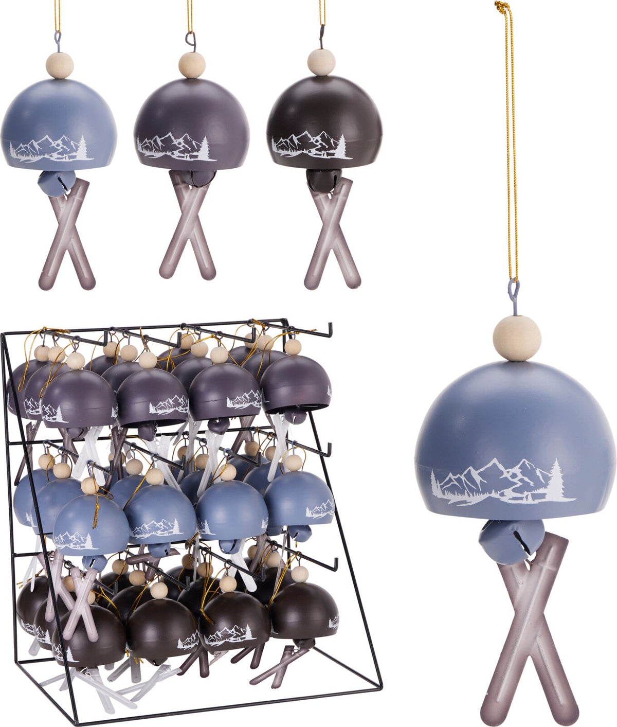 bel hangdeco 17cm 3ass kleur