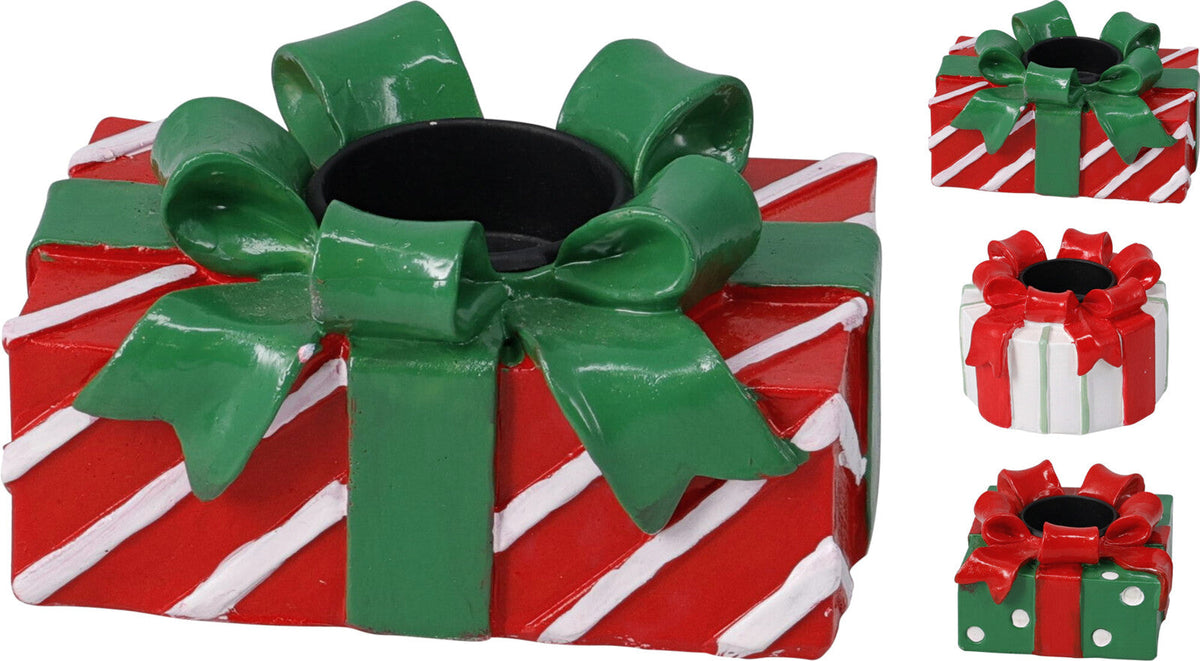 theelicht houder cadeautje 7cm 3ass design