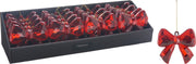 strik diamant hangdeco 11,5x11cm rood