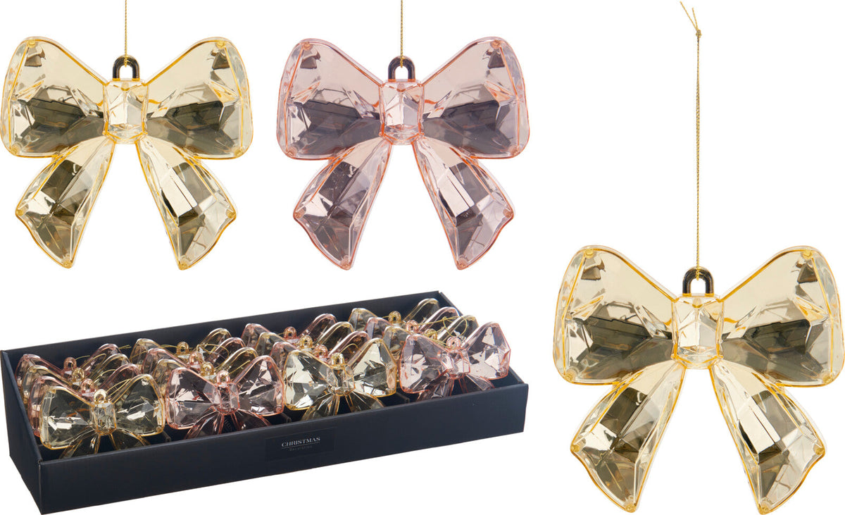 strik diamant hangdeco 11,5x11cm 2ass kleuren