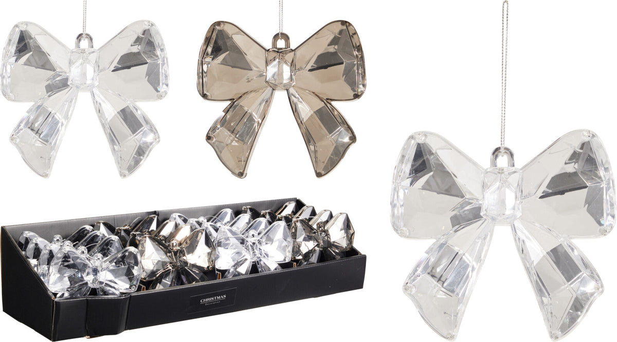 strik diamant hangdeco 11,5x11cm 2ass kleuren