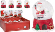 waterbal 45mm kerstman 4ass