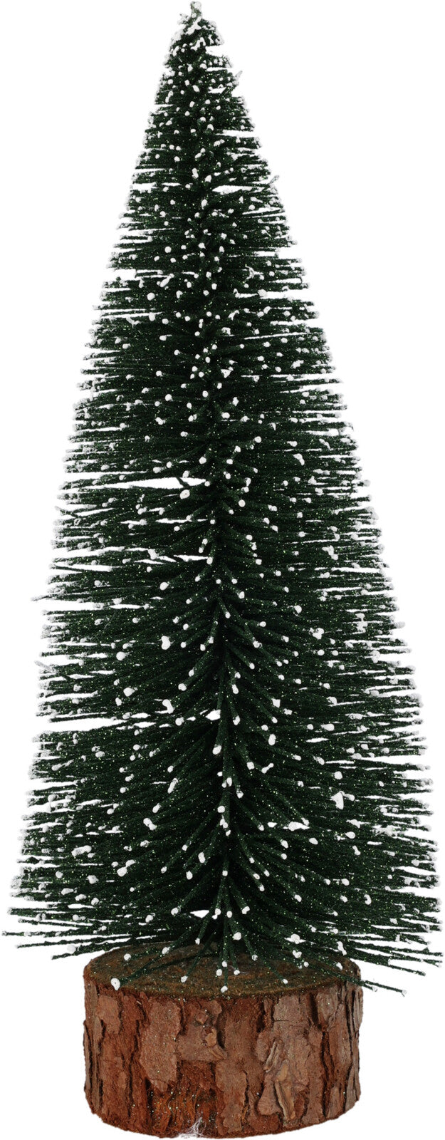 kerstboompje 25cm groen sneeuw