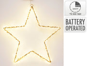 ster 50cm met led goud