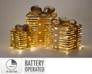 cadeauset met led goud small