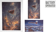 schilderij met led 58cm 2ass