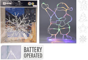 kerstfiguur 24led multi color