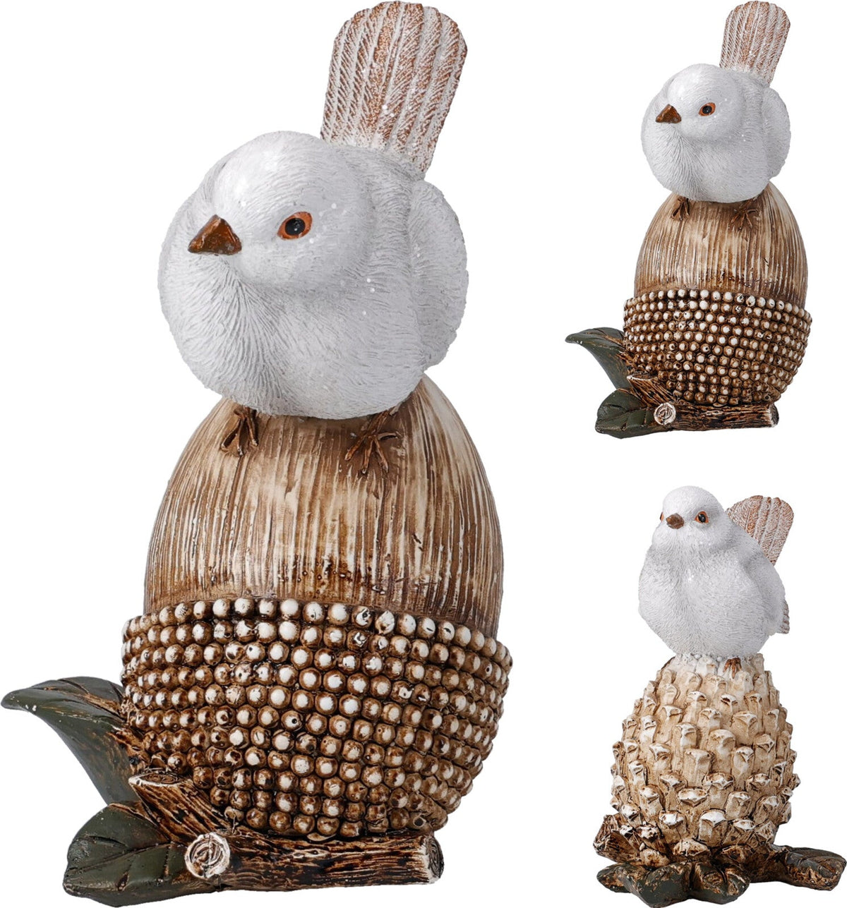 winter vogel 13x11x17cm 2ass