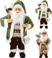 kerstman staand 60cm 2ass