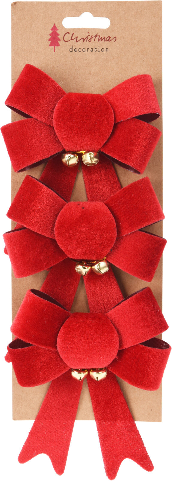strik met belletjes 13cm set van 3sts