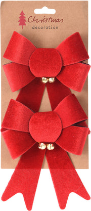strik met belletjes 17cm set van 2sts