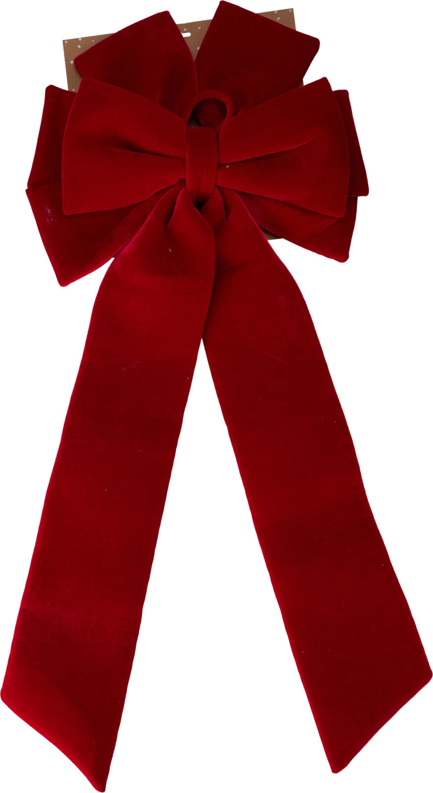 strik 46x90cm 2 lagen rood