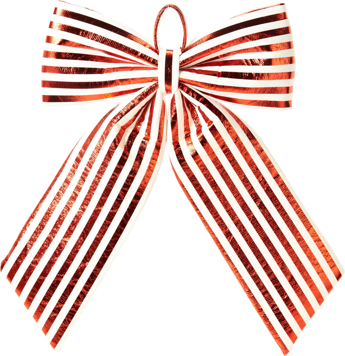 strik 31x47cm rood wit strepen