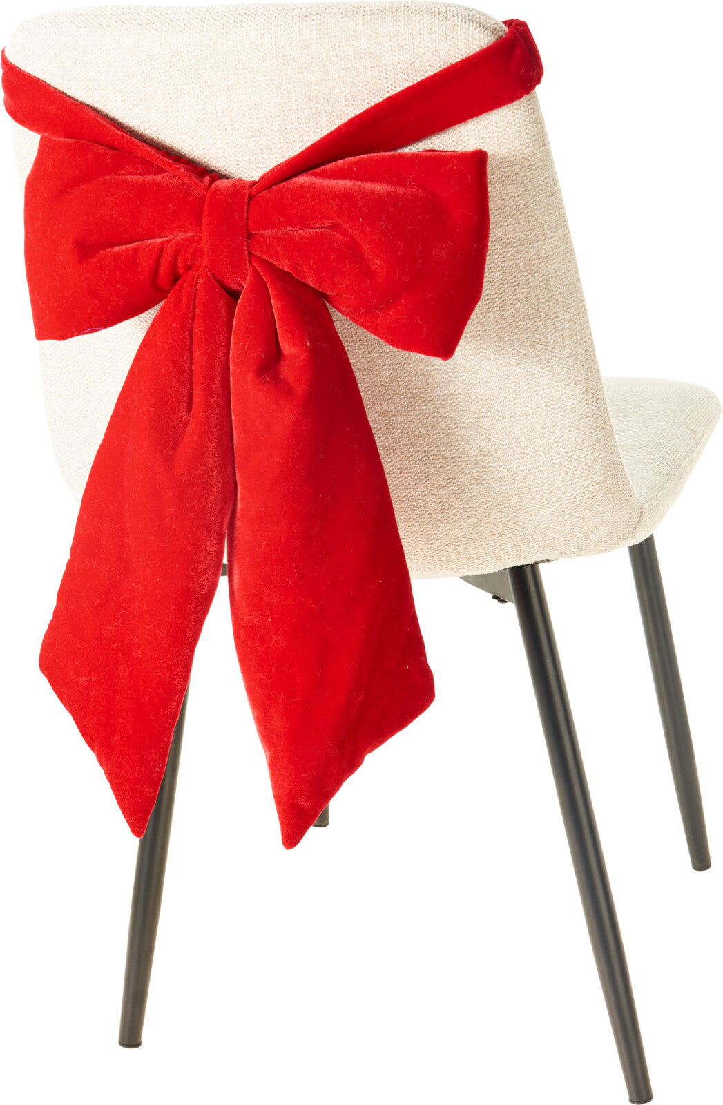 stoelstrik 50x34cm rood