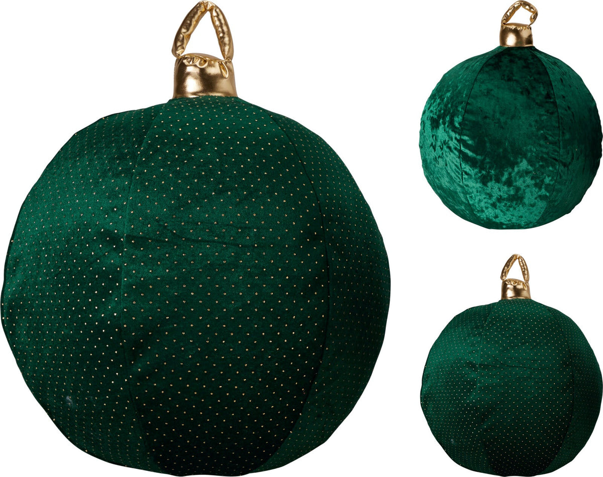 kerstbal opblaasbaar 40cm 2ass