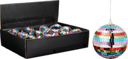 spiegelbal 100mm multi kleur