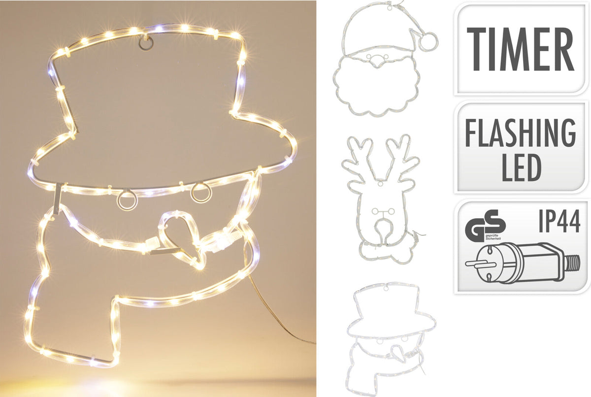 xmas figuur met led 3ass