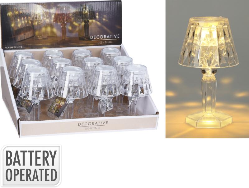 lamp mini 11cm transparant