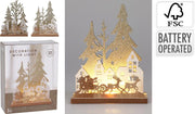 kerst tafellamp 2ass 15cm