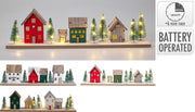 huisjes op base 40cm met led 3ass