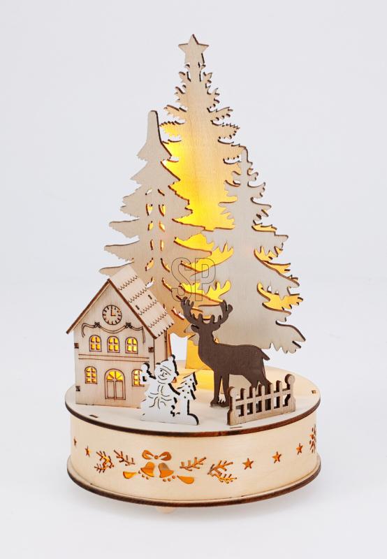 kerstbomen tafereel led 3ass