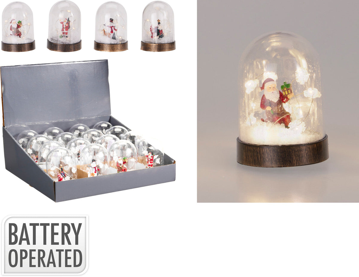 stolp kerstfiguur 11cm 4ass