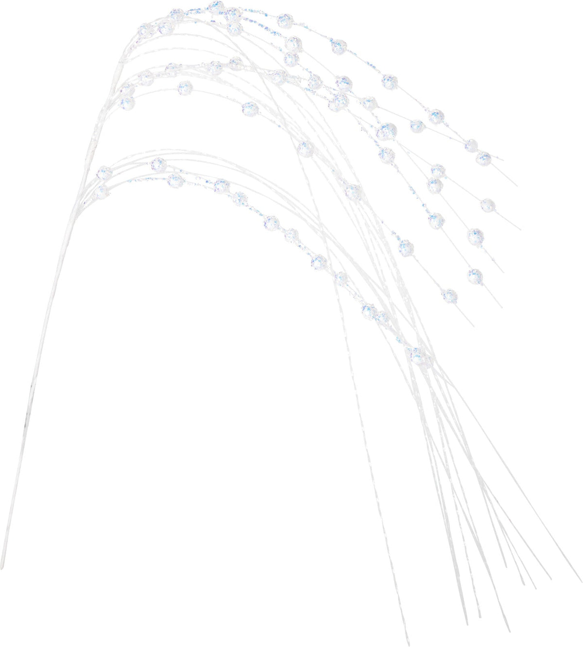 bessentak 130cm iridescent kleur met glitter