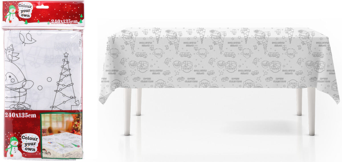 tafelkleed kleurbaar 240x135cm