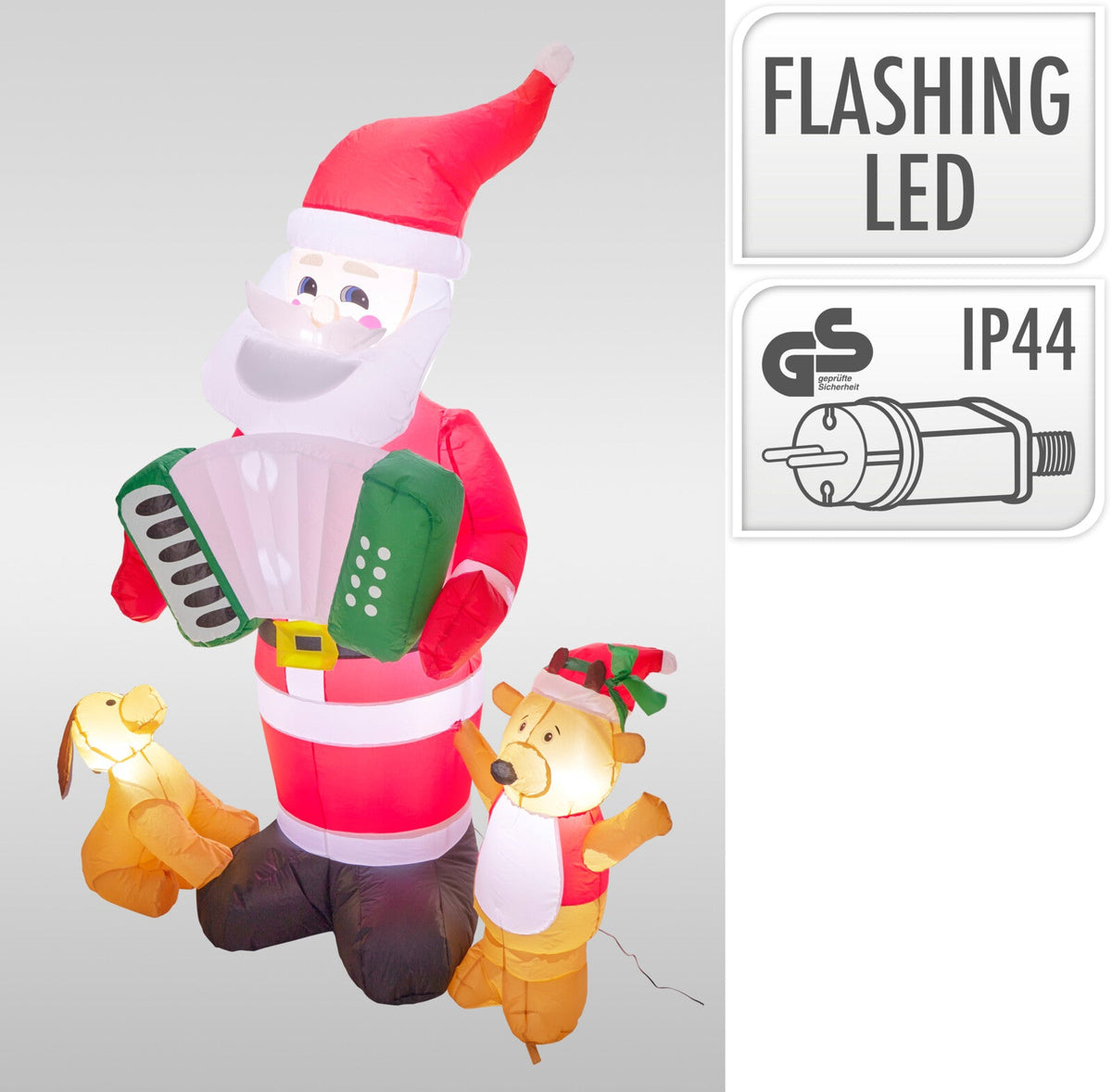 opblaasbare kerstman 185cm