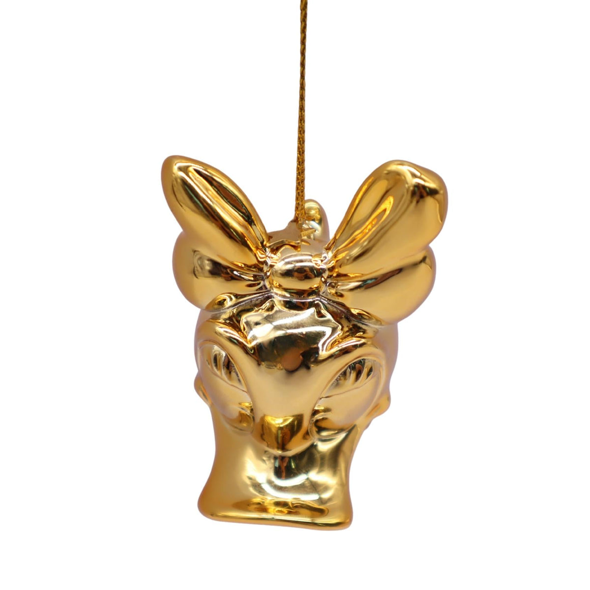 3d ornament daisy gold head