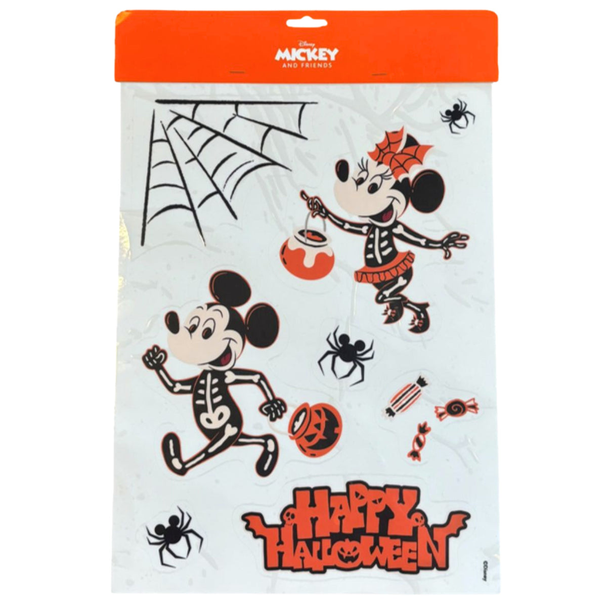 window stickers mickey halloween a3