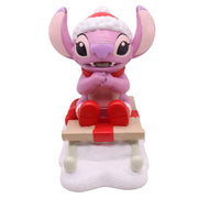 3d seasonal statue angel sled
