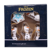 3d ornament gift set olaf frozen