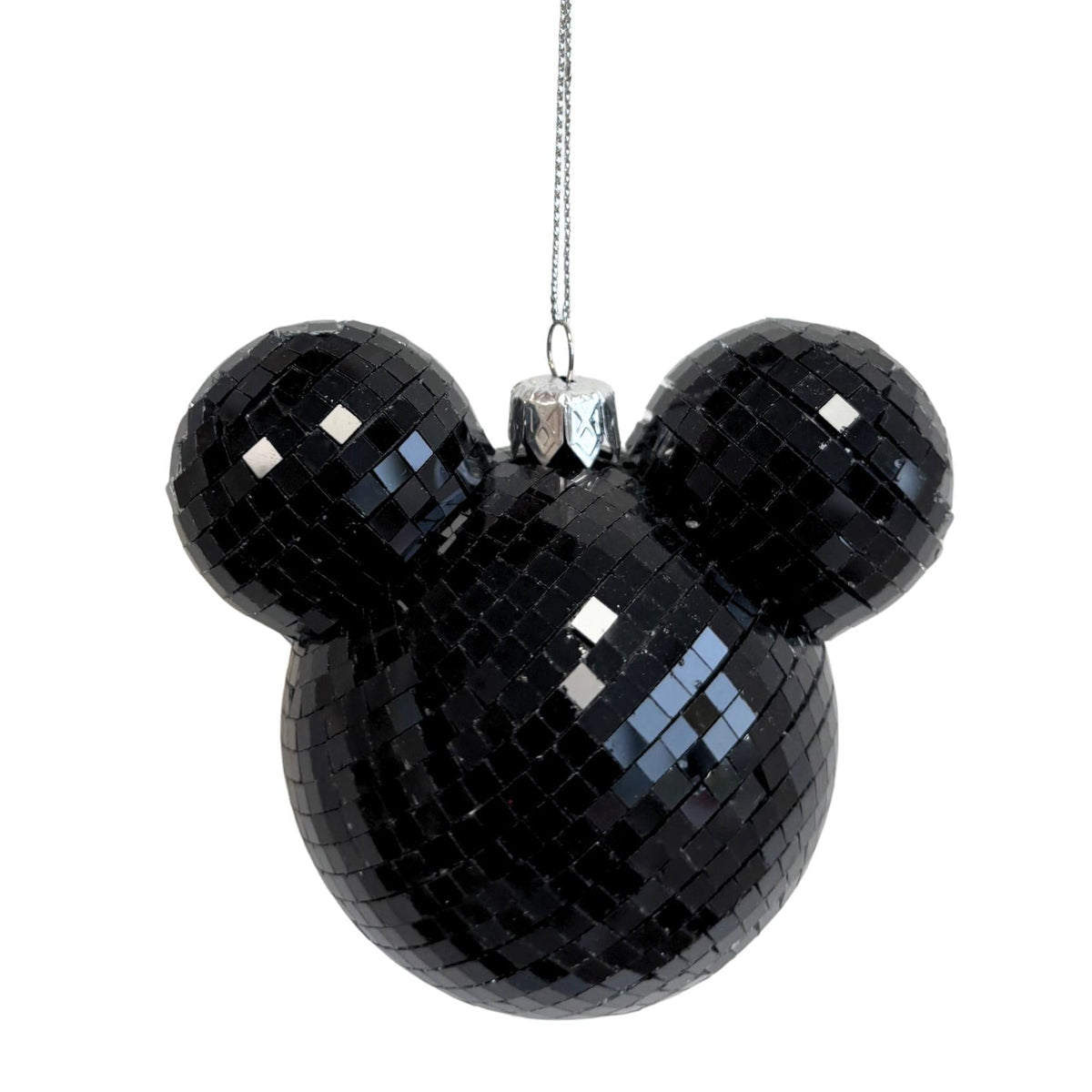 ear bauble disco black