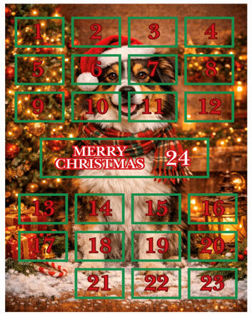 dogs advent calender