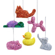 3.25"bedazzle animl collectn orn 6a