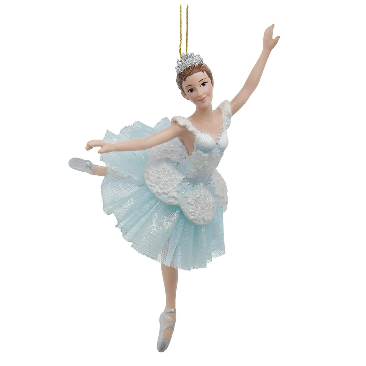 6.25"resin nutcracker ballet snow queen orn.