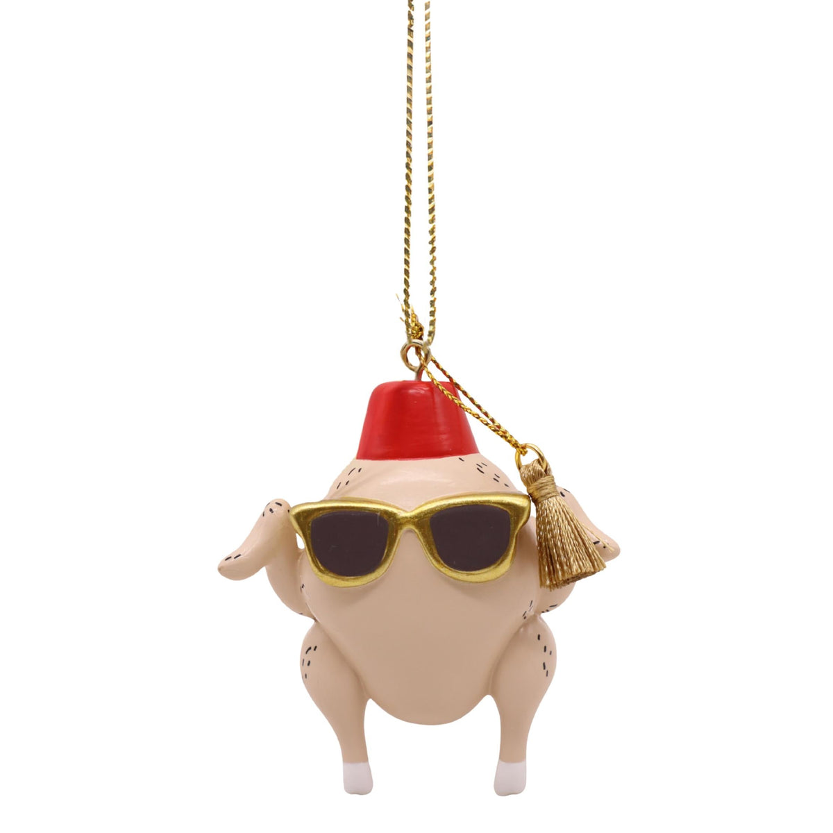 3d ornament turkey friends