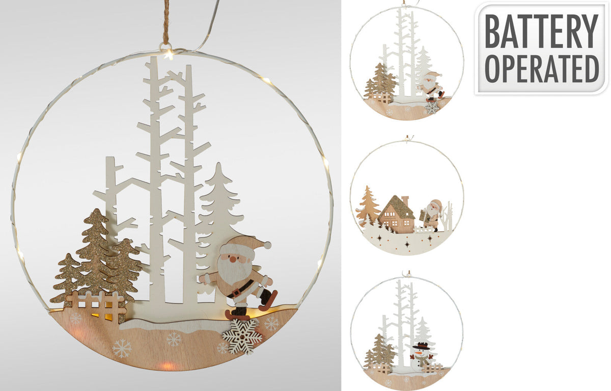 ring led 30cm naturel 3ass design