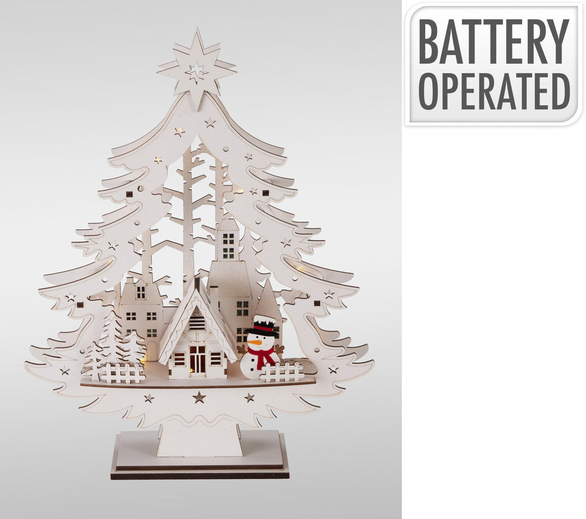 kerstboom led 39cm wit 2ass d