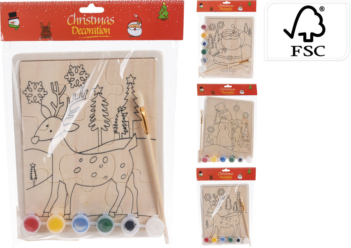 decoset kerst puzzel 3ass