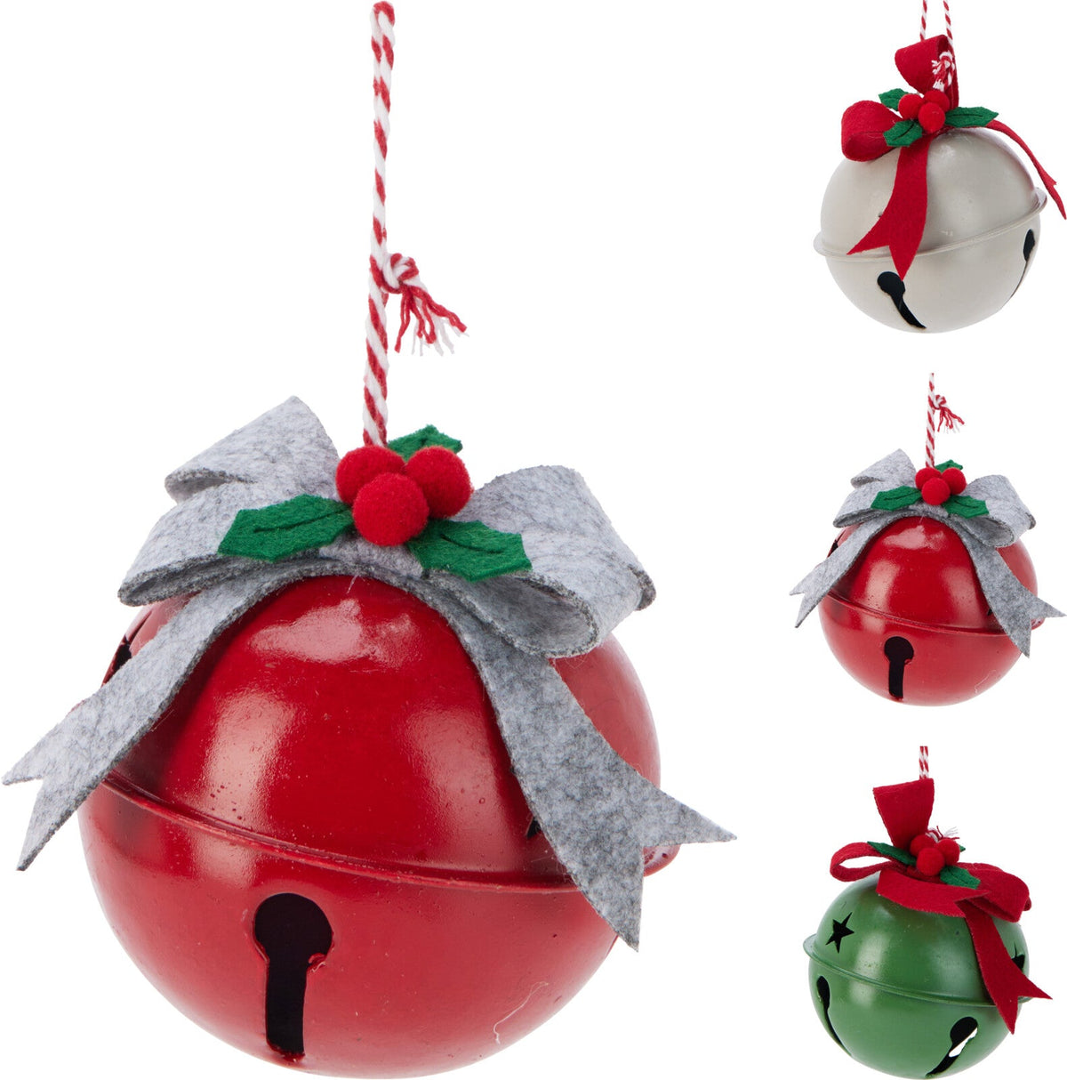 ronde bel hangdeco 8cm 3ass kl