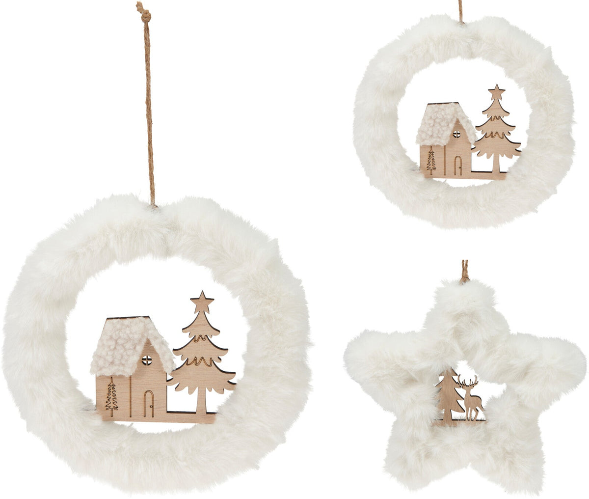 kerst hangdeco 18cm 2ass