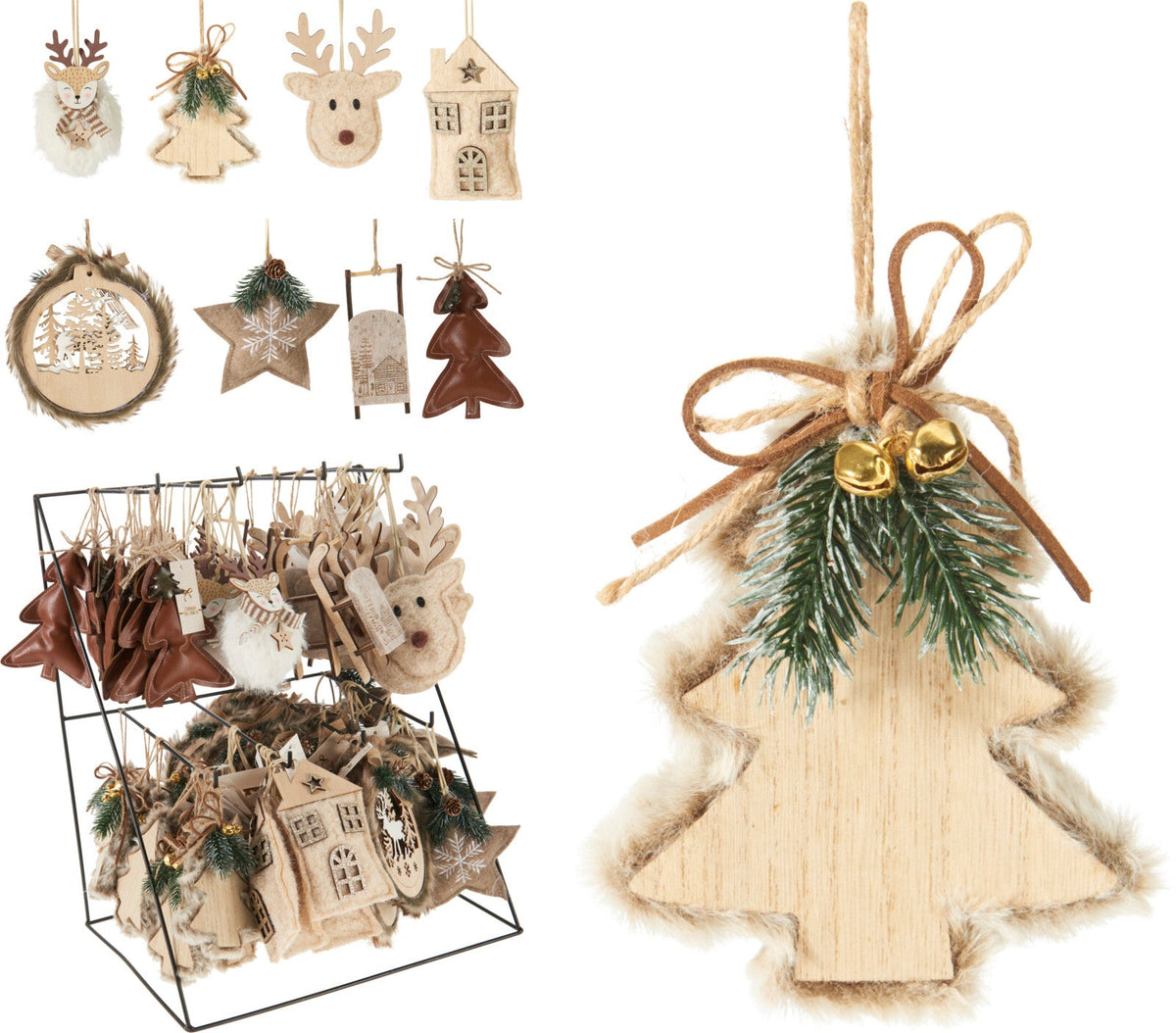 hangdeco naturel 14cm 8ass d