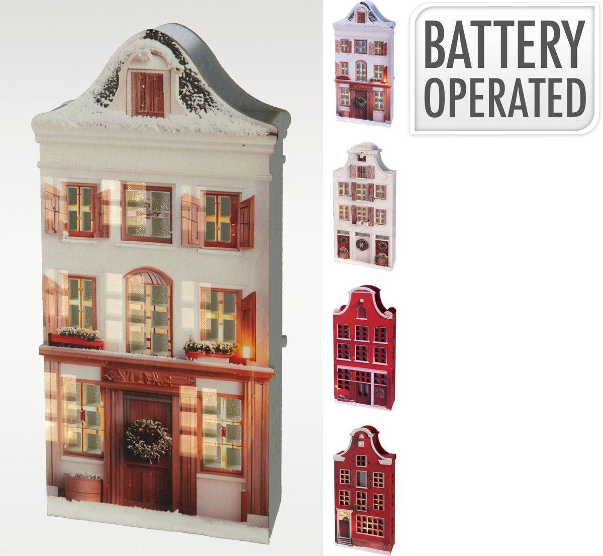 huis vilt led 40cm 4ass design