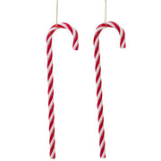 7"candy cane hanging orns 12pc. col